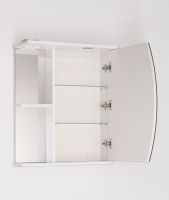 Зеркало Style Line Эко волна Камелия 60 С с подсветкой и полками Белый глянец арт-ЛС-00000122 — фото 9, Зеркала в ванную комнату