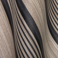 Обои Andrea Rossi Gavi Винил на флизелине (1,06*10) Бежевый/Черный, Под дерево/Полоса арт-54369-4 — фото 3, Обои для стен