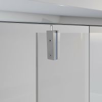 Душевая дверь Niagara Nova 90 профиль Хром стекло прозрачное арт-NG-63-9A — фото 3, Распашные душевые двери