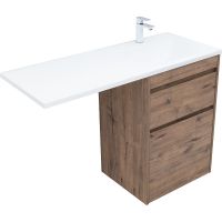 Тумба под раковину Aquanet Токио 120 Дуб веллингтон арт-333648 — фото 2, Тумбы под раковину