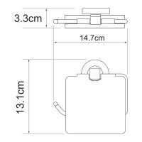 Товар: Держатель туалетной бумаги WasserKRAFT Rhein с крышкой Хром арт-K-6225 - фото 4 Держатель туалетной бумаги WasserKRAFT Rhein с крышкой Хром арт-K-6225 — фото 4, Держатели туалетной бумаги