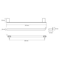 Товар: Полотенцедержатель Bemeta Organic Black Черный матовый арт-167104350 - фото 2 Полотенцедержатель Bemeta Organic Black Черный матовый арт-167104350 — фото 2, Полотенцедержатели