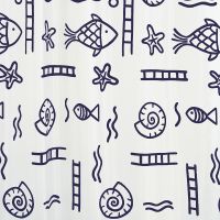 Штора для ванны Ridder Neptun 240х180 Синяя арт-46413 — фото 2, Шторы для ванной