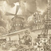 Товар: Фреска Ortograf Париж 10509 Фактура флок FLK Флизелин (3*3) Бежевый, Город/Ангелы/Абстракция арт-10509 (флок FLK) - фото 2 Фреска Ortograf Париж 10509 Фактура флок FLK Флизелин (3*3) Бежевый, Город/Ангелы/Абстракция арт-10509 (флок FLK) — фото 2, Фрески