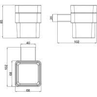 Товар: Стакан для зубных щеток Milacio Ultra Черный матовый арт-MCU.951.MB - фото 4 Стакан для зубных щеток Milacio Ultra Черный матовый арт-MCU.951.MB — фото 4, Стаканы для зубных щеток