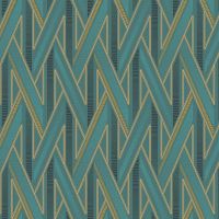 Обои LOYMINA Equator Флизелин (1*10,05) Бирюзовый, Геометрия арт-QTR5 005/1 — фото 1, Обои для стен