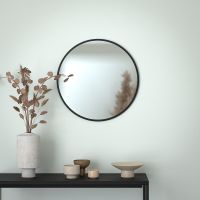 Зеркало Evoform Colora d50 с окантовкой - Черный цвет арт-BY 0451 — фото 1, Зеркала в ванную комнату