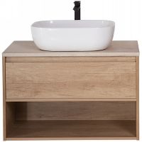 Тумба под раковину BelBagno Kraft 90 подвесная Rovere Nebrasca Nature арт-KRAFT-900-1C-SO-RNN — фото 2, Тумбы под раковину