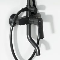 Душевая система Damixa Jupiter Черная матовая арт-977740300 — фото 4, Душевые стойки