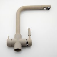 Смеситель для кухни Frap H52 Бежевый арт-F4352-20 — фото 2, Смесители для кухни