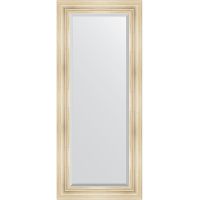 Зеркало Evoform Exclusive 149х64 с фацетом в багетной раме - Травленое серебро 99 мм арт-BY 3549 — фото 1, Зеркала в ванную комнату