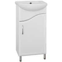 Тумба под раковину Style Line Эко Волна 2 Азов 40 Белый глянец арт-ЛС-00000093 — фото 1, Тумбы под раковину