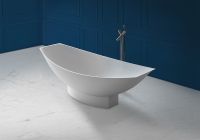 Ванна из искусственного камня Abber Stein 180x80 без гидромассажа арт-AS9610 — фото 4, Ванны из искусственного камня