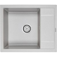 Кухонная мойка Paulmark Flugen 50-600 Серая арт-PM216050-GR — фото 1, Кухонные мойки