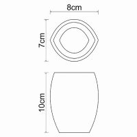 Стакан для зубных щеток WasserKRAFT Eider Хром арт-K-33328 — фото 5, Стаканы для зубных щеток