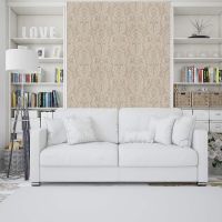 Обои Fipar Grand Classic Винил на флизелине (1,06*10,05) Бежевый/Коричневый, Дамаск арт-R 28023 — фото 5, Обои для стен