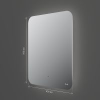 Зеркало AM.PM X-Joy 60 с подсветкой с ИК-сенсорным выключателем арт-M85MOX10601S1 — фото 9, Зеркала в ванную комнату