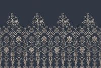 Фреска Ortograf Splendo 31755 Фактура флок FLK Флизелин (4*2,7) Синий/Бежевый, Орнамент арт-31755 (флок FLK) — фото 2, Фрески