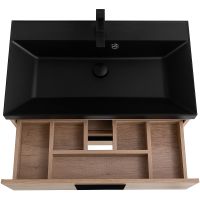 Тумба под раковину BelBagno Aurora 80 подвесная Rovere Nebrasca Nature арт-AURORA-800-2C-SO-RNN — фото 8, Тумбы под раковину