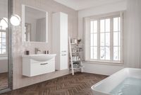 Тумба под раковину Aquaton Ария 80 подвесная Белая арт-1A141701AA010 — фото 5, Тумбы под раковину