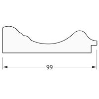 Зеркало Evoform Octagon 64х64 в багетной раме - Травленое серебро 99 мм арт-BY 7364 — фото 4, Зеркала в ванную комнату
