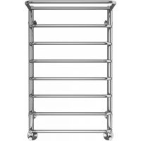 Водяной полотенцесушитель Terminus Полка П8 500x800 с полкой Хром, нижнее подключение, G 1/2" ВР арт-4670078530295 — фото 2, Водяные полотенцесушители