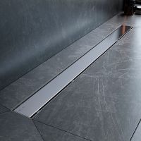 Душевой лоток AM.PM PrimeFlow 90 с решеткой Хром матовый / под плитку Tile арт-W02SC-U11-090-04SB — фото 5, Душевые лотки