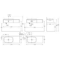 Тумба под раковину Kerama Marazzi Magica 120 MA.120.2\EGR.M подвесная Вечерний серый матовый арт-MA.120.2\EGR.M — фото 6, Тумбы под раковину