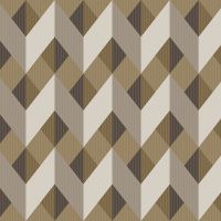 Обои Milassa Geometrica Флизелин (1*10,05) Коричневый/Серый, Геометрия арт-GM5 010 — фото 1, Обои для стен