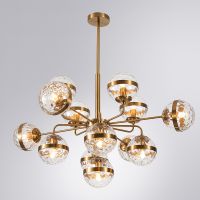 Товар: Люстра Artelamp Delacrua Прозрачная Полированная медь арт-A7770SP-13PB - фото 2 Люстра Artelamp Delacrua Прозрачная Полированная медь арт-A7770SP-13PB — фото 2, Люстры