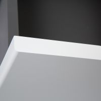 Тумба под раковину Bond Cube 80 подвесная Белая матовая Дуб арт-T09805 — фото 8, Тумбы под раковину