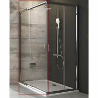 Душевая дверь Ravak Blix BLRV2К-110 профиль Хром стекло Transparent арт-1XVD0C00Z1 — фото 1, Раздвижные душевые двери