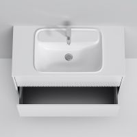 Тумба под раковину AM.PM Func 100 подвесная Белая матовая арт-M8FFUX1002WM — фото 3, Тумбы под раковину