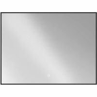 Товар: Зеркало Vincea 100 с подсветкой Черное с сенсорным выключателем и диммером арт-VLM-3VN100B - фото 2 Зеркало Vincea 100 с подсветкой Черное с сенсорным выключателем и диммером арт-VLM-3VN100B — фото 2, Зеркала в ванную комнату