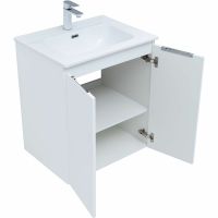 Комплект мебели для ванной Aquanet Алвита New 60 подвесной Белый матовый арт-274220 — фото 8, Комплекты мебели для ванной
