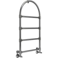 Водяной полотенцесушитель Terminus Версаль П4 500x930 Хром, нижнее подключение, G 1/2" ВР, с комплектом вентилей арт-4620768885044 — фото 1, Водяные полотенцесушители