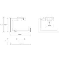 Кольцо для полотенец Bemeta Plaza Хром арт-118104062 — фото 2, Полотенцедержатели