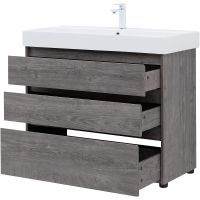 Товар: Тумба под раковину Aquanet Nova Lite 100 Дуб рошелье арт-302479 - фото 4 Тумба под раковину Aquanet Nova Lite 100 Дуб рошелье арт-302479 — фото 4, Тумбы под раковину