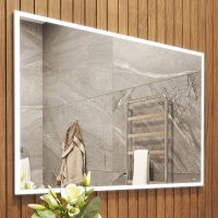 Зеркало Bond Cube 120x80 с подсветкой с сенсорным выключателем арт-M44ZE-12080 — фото 5, Зеркала в ванную комнату