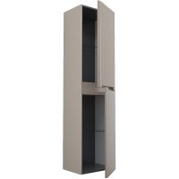 Шкаф пенал Iddis Edifice 40 подвесной Капучино арт-EDI40C0i97 — фото 3, Пеналы для ванной комнаты