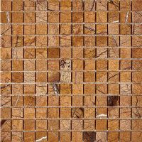 Каменная мозаика Pixmosaic Rain Forest brown (Bidasar brown) 30,5x30,5 см арт-PIX293 — фото 1, Мозаика