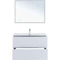 Тумба под раковину Aquanet Джейн 100 подвесная Белая матовая арт-313288 — фото 11, Тумбы под раковину