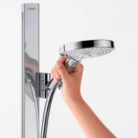 Товар: Душевой гарнитур Hansgrohe Raindance Select S Хром арт-27646000 - фото 4 Душевой гарнитур Hansgrohe Raindance Select S Хром арт-27646000 — фото 4, Душевые гарнитуры на штанге