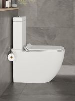 Унитаз компакт Orange с бачком и сиденьем Микролифт арт-C05-000w — фото 3, Напольные унитазы