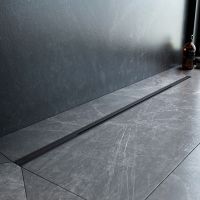 Душевой лоток AM.PM MasterFlow 100 с Черной матовой решеткой Slim line арт-W01SC-S11-100-05BM — фото 6, Душевые лотки