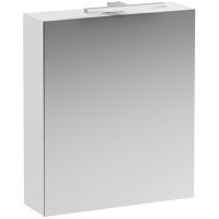 Зеркальный шкаф Laufen Base 60 R с подсветкой Белый глянец арт-4.0275.2.110.261.1 — фото 1, Зеркальные шкафы в ванную