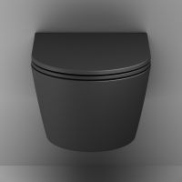 Товар: Унитаз AM.PM Func FlashClean подвесной Черный матовый с сиденьем Микролифт арт-C8F1701MBSC - фото 9 Унитаз AM.PM Func FlashClean подвесной Черный матовый с сиденьем Микролифт арт-C8F1701MBSC — фото 9, Подвесные унитазы
