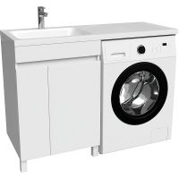 Тумба с раковиной Iddis Optima Home 120 L Белый арт-OPH12LDi95K — фото 1, Тумбы с раковиной