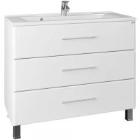 Тумба под раковину СанТа Омега 100 Белая арт-207017 — фото 1, Тумбы под раковину