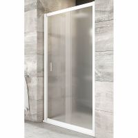 Душевая дверь Ravak Blix BLDP2-100 профиль Белый стекло Grape арт-0PVA0100ZG — фото 1, Раздвижные душевые двери